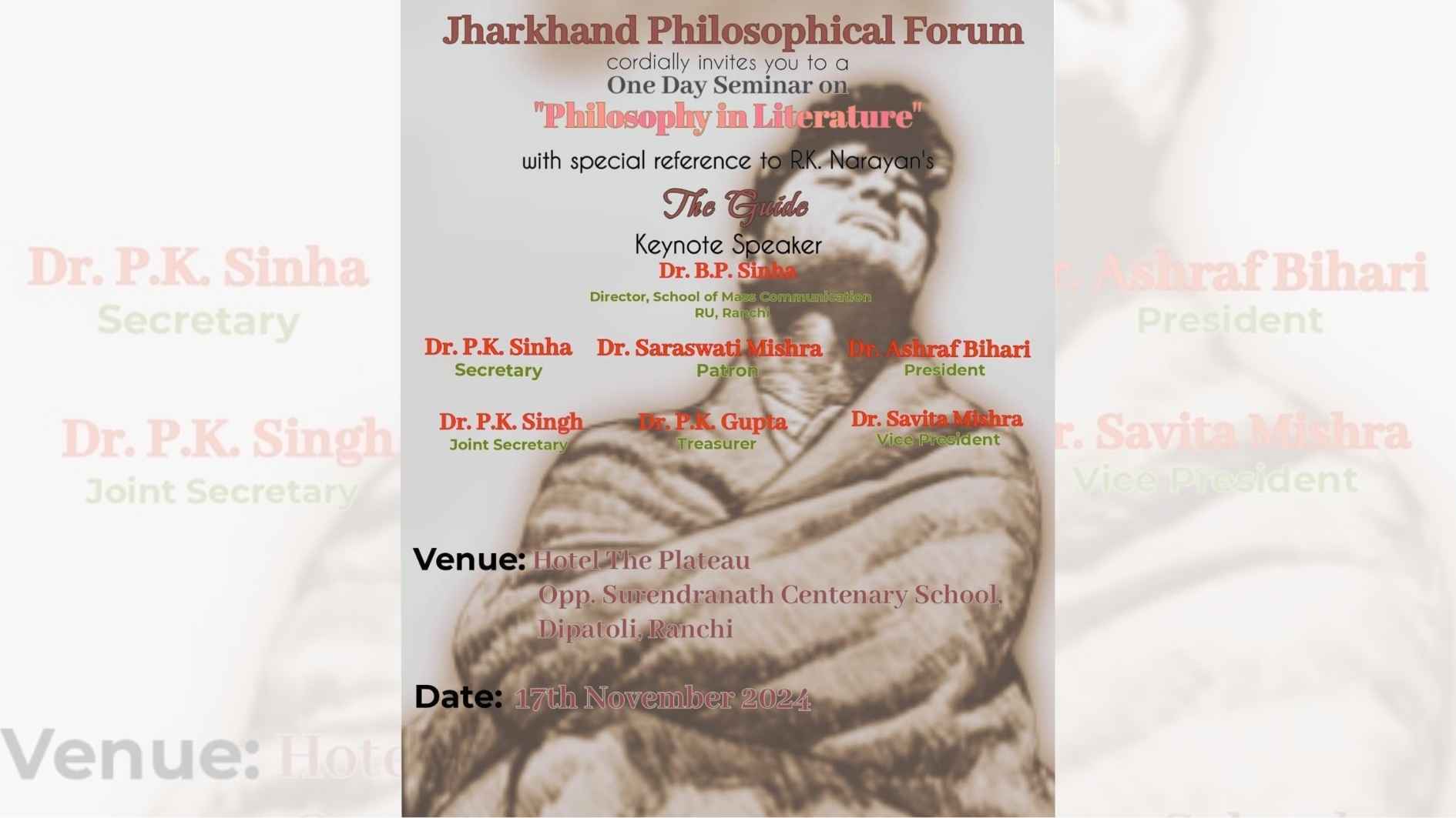 Exploring Philosophy in Literature: Insights from R.K. Narayan’s The Guide !